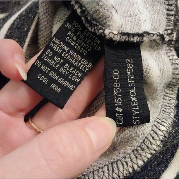 Obey Grey Anchor & Snake Striped Sweatshirt - Picture 5 of 7